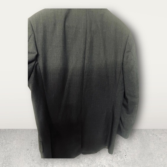 Brooks Brother 1818 Madison Mens 41 L Gray 100% Wool Blazer vintage - Picture 6 of 6